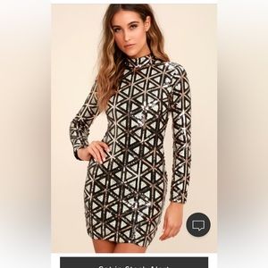 Sequin Lulus Cocktail Dress